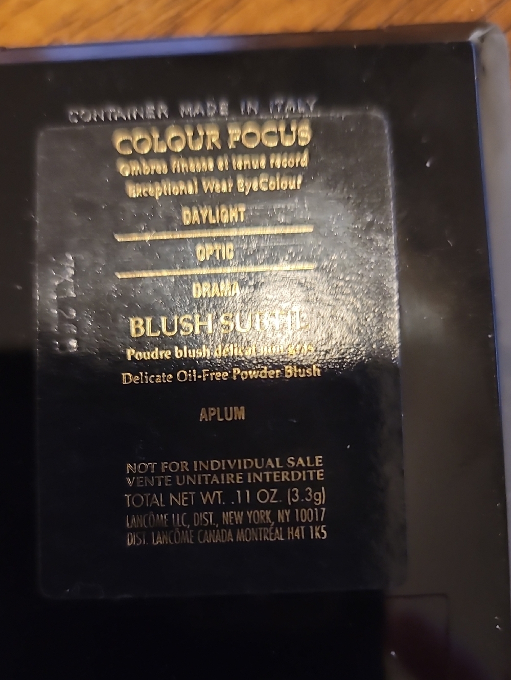 Lancome Paris Purple Eyeshadow and Blush Palette - Soft Purple, Silver, White - Picture 4 of 5
